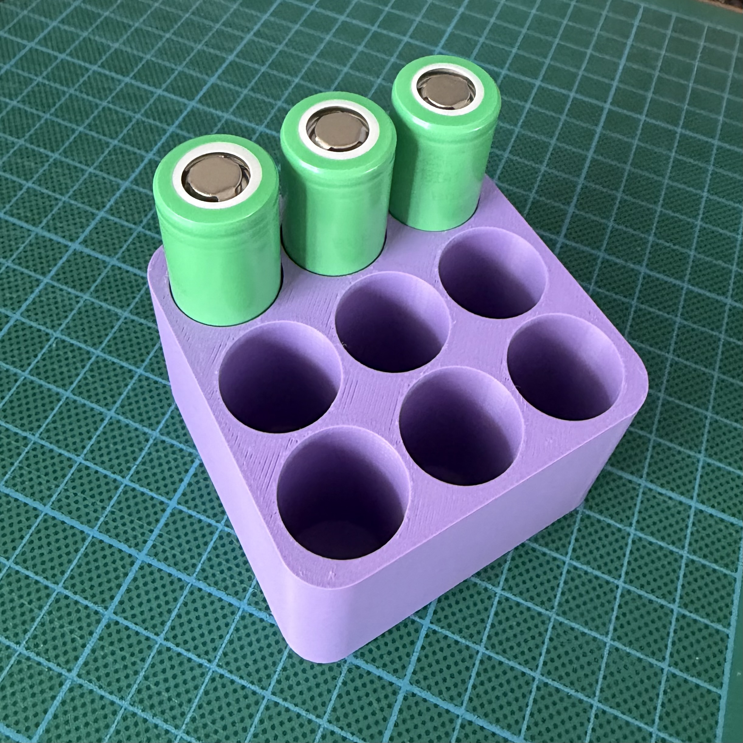 18650 Battery Tray (3x3)
