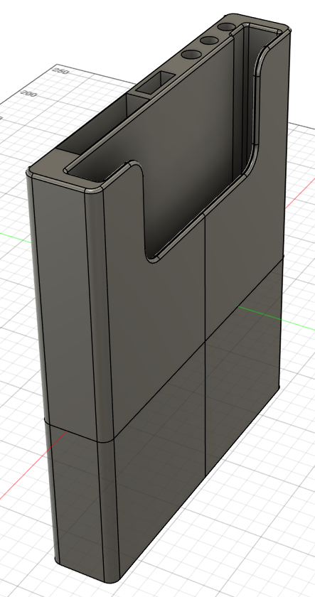 Surface Pro 8 Taschen Inlay 3D model
