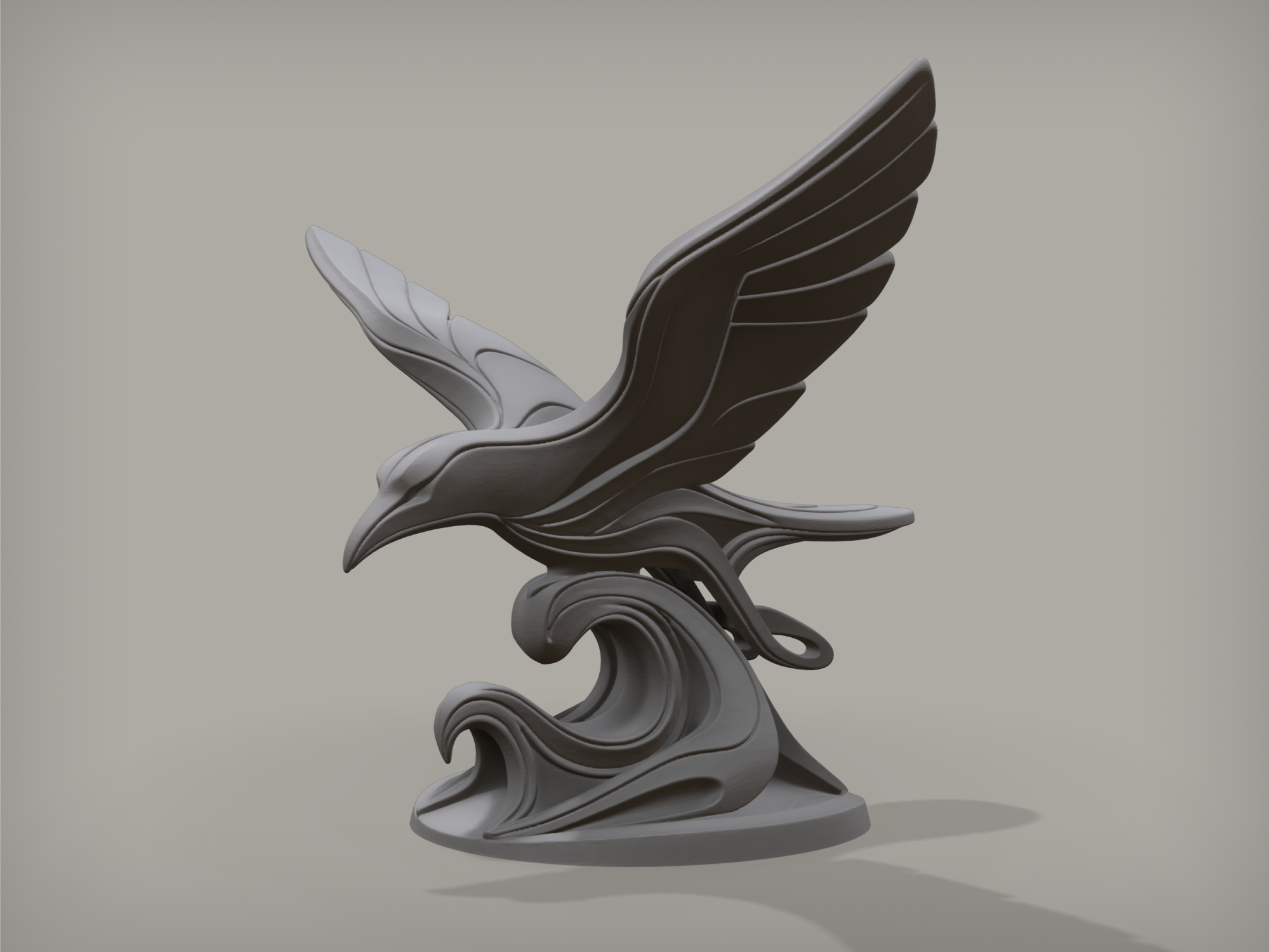 Seagull Statue