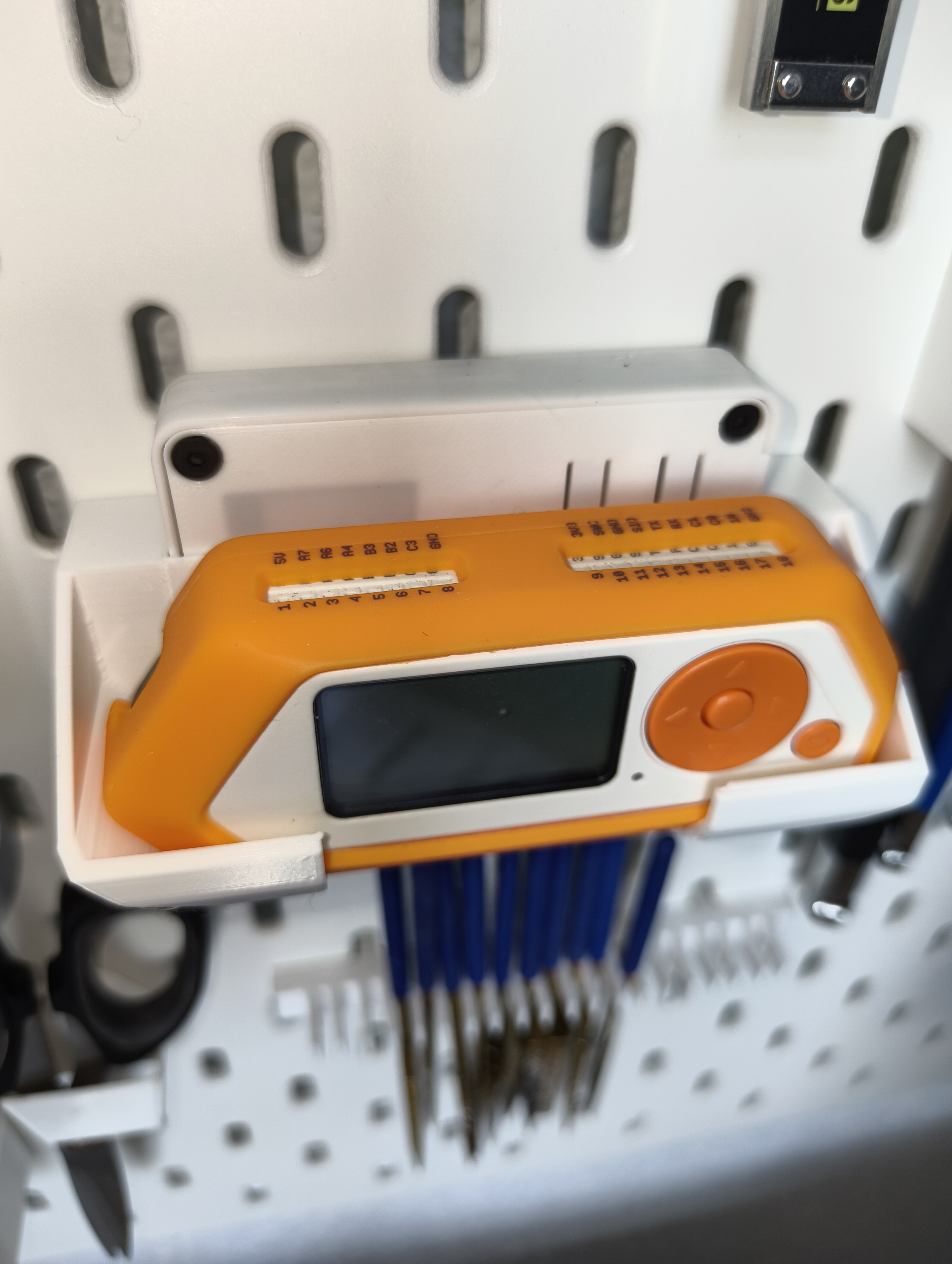 Flipper Zero Skadis Mount with encased WiFi Module