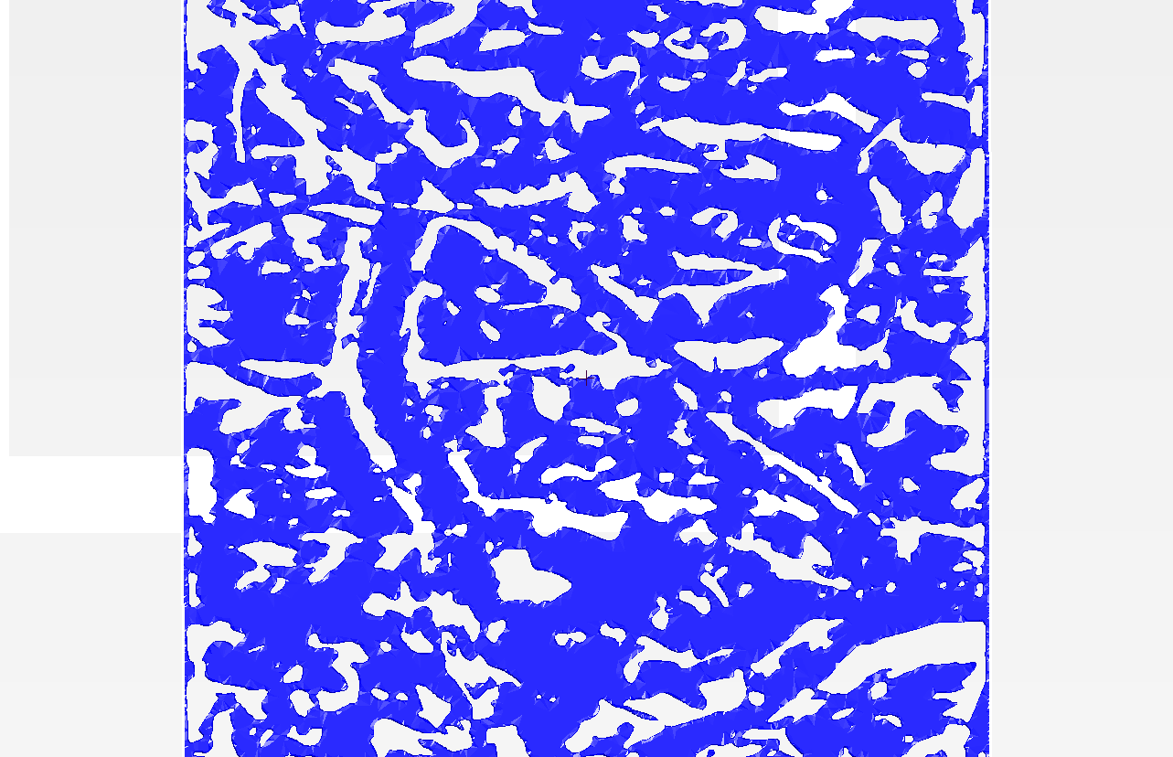 Forest pattern stencil