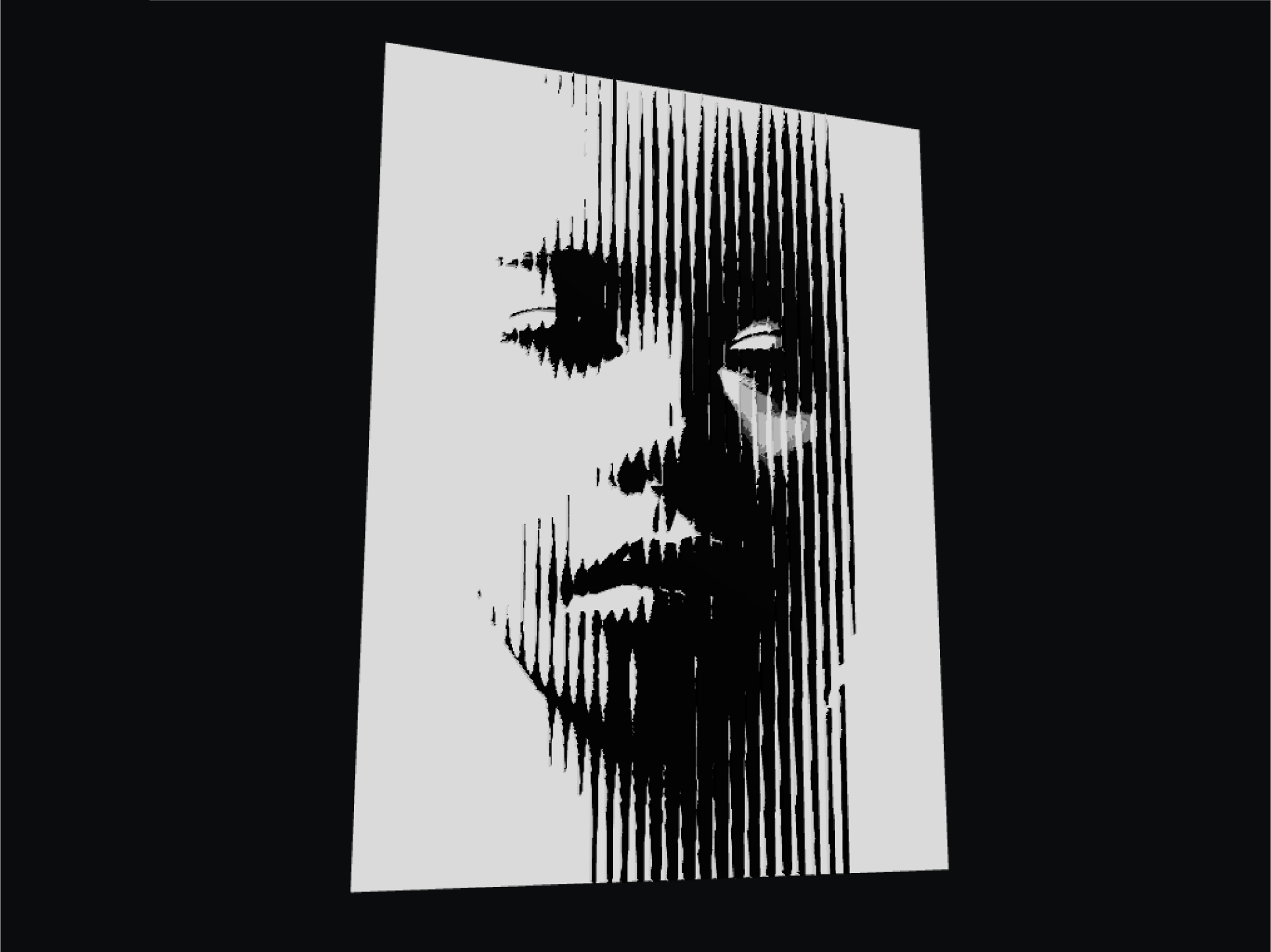 halftone face hueforge