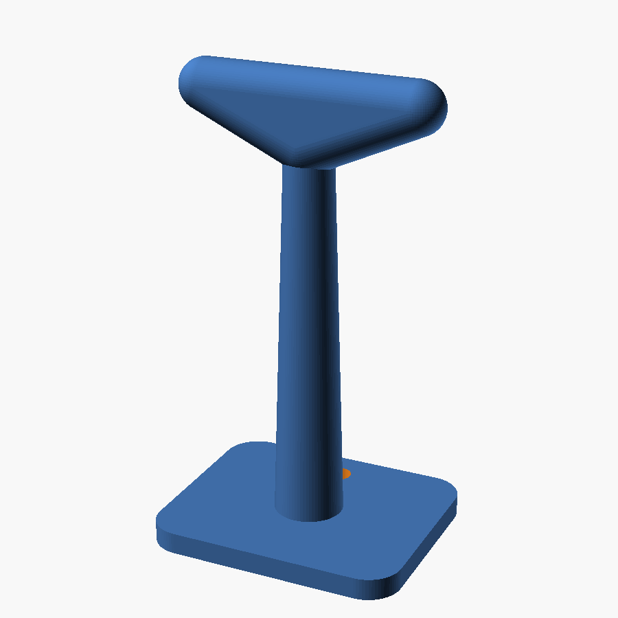 Headphone & Headset Desk Stand — Arched Saddle Cradle (Customizable)