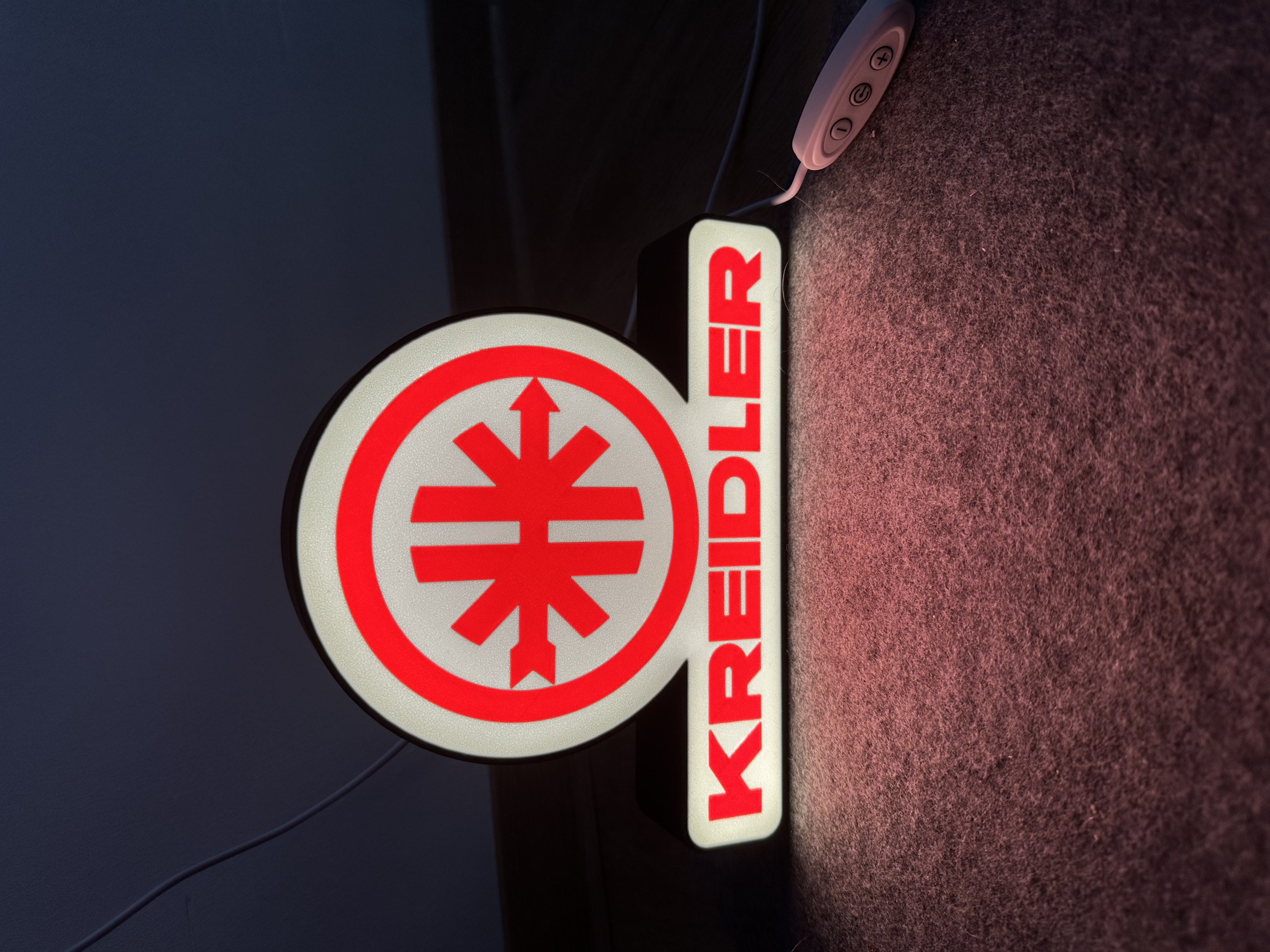 Kreidler Logo Lampe