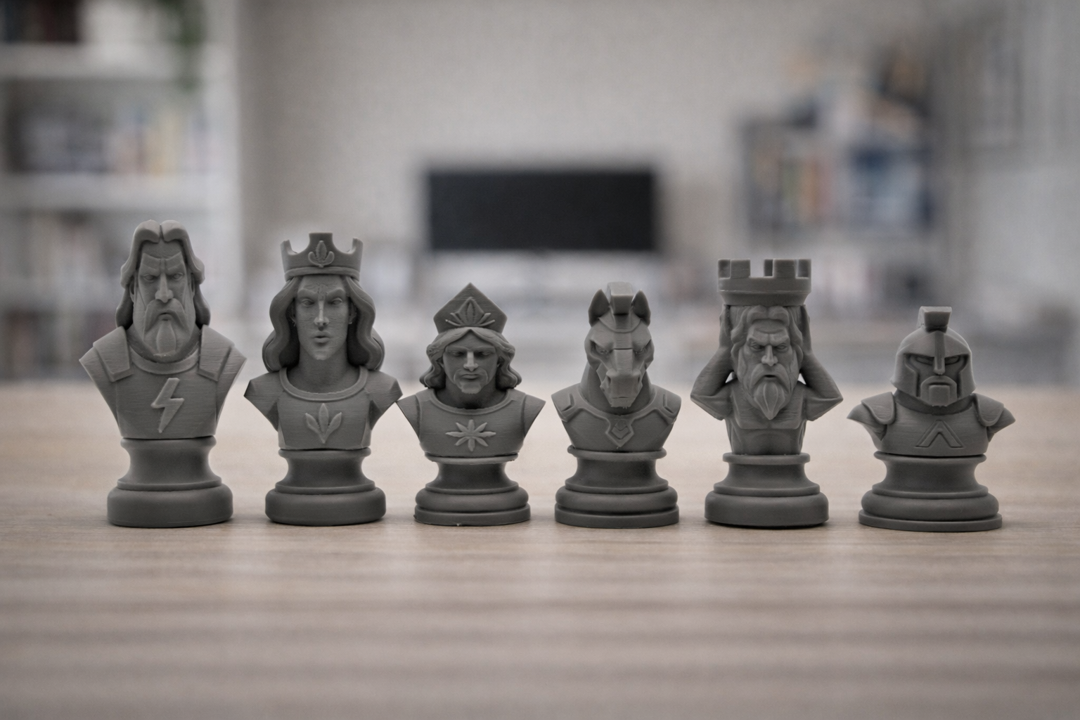 Greek Gods Chess Set