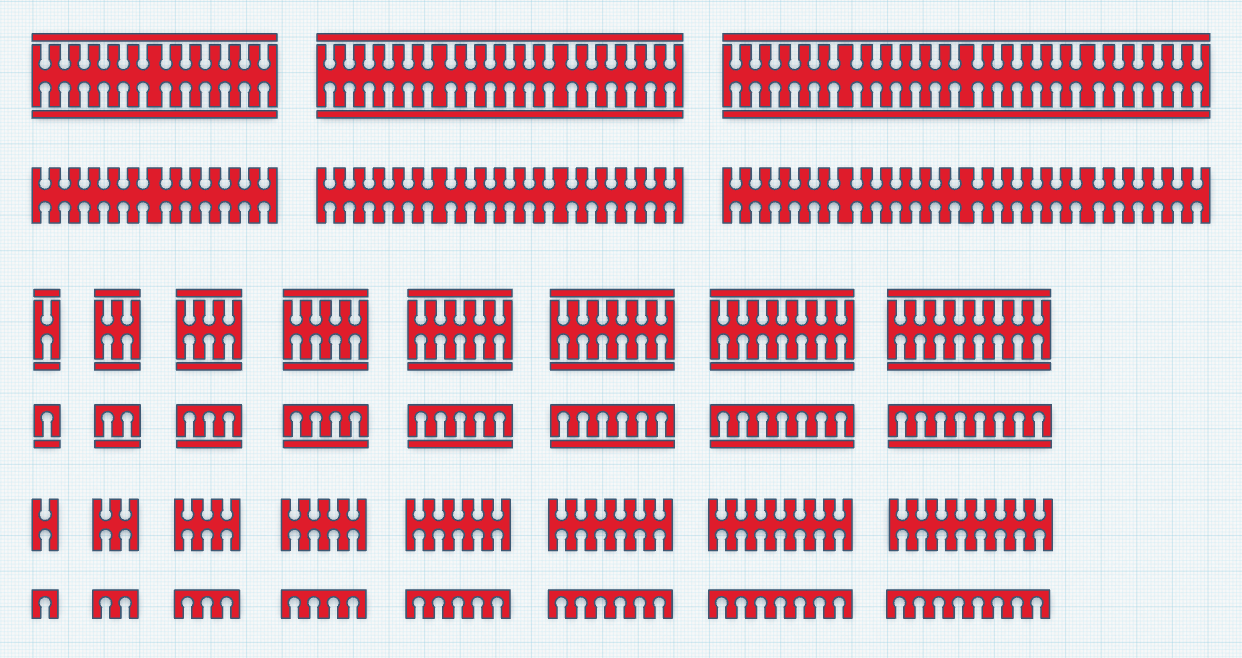 Slimline Cable Combs