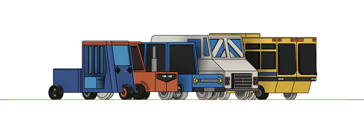 Low Poly Vehicles