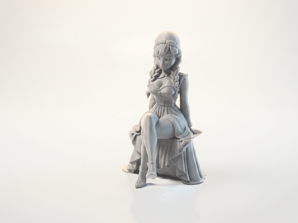 Anna Frozen Princess Figurine 3D Printable