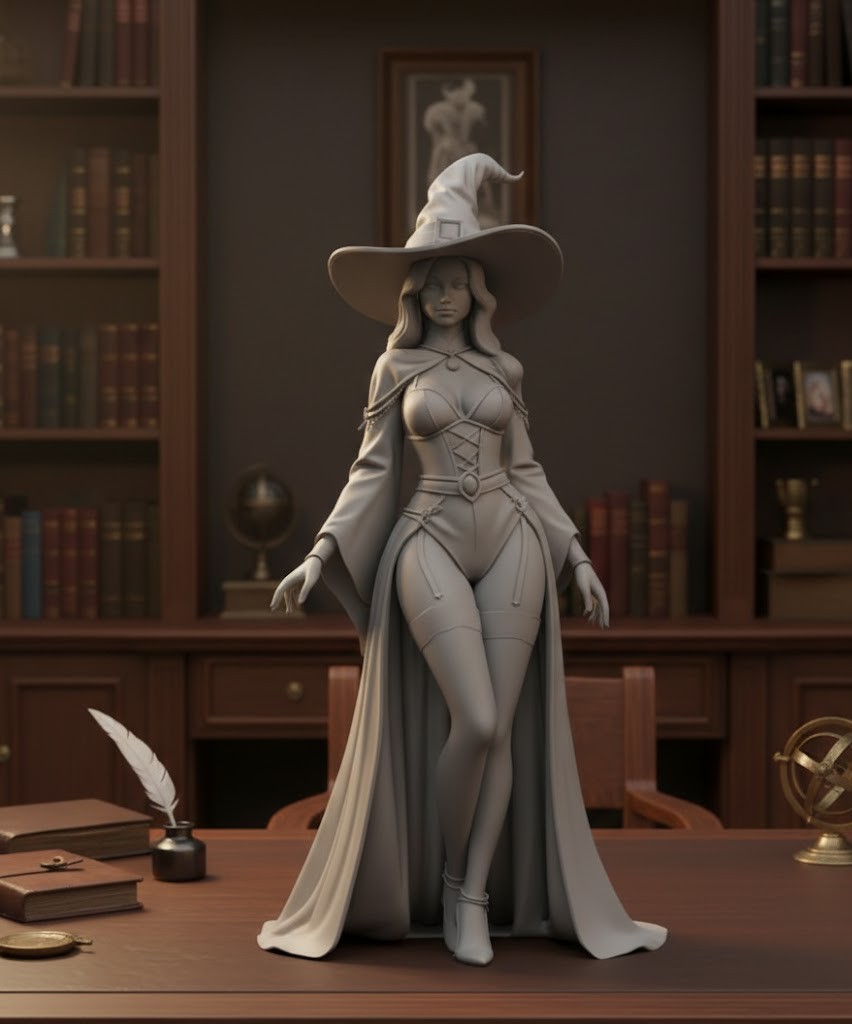 sexy witch in corset