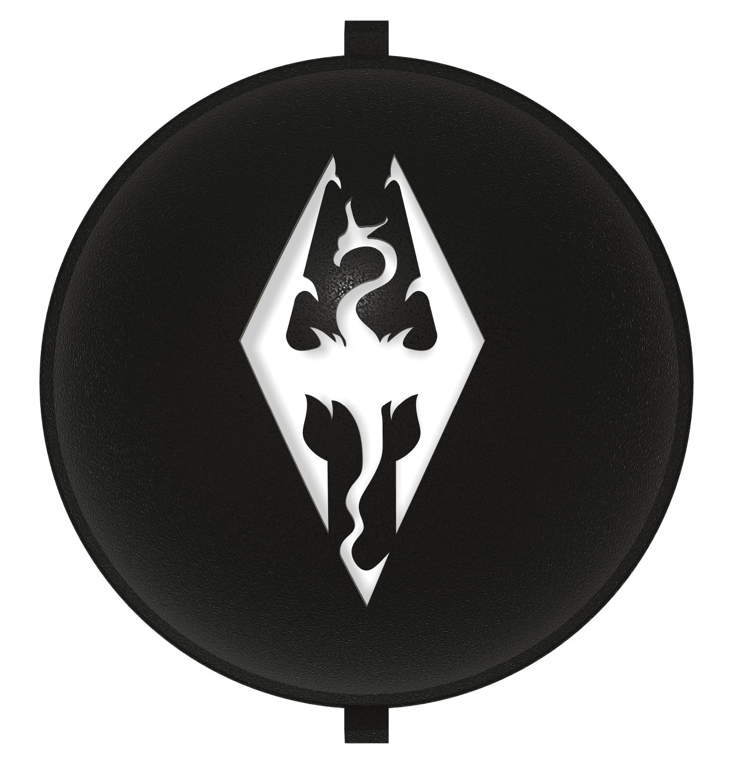 Golf - Golf Ball Stencil - Insert - Skyrim - Dragon Logo - Spray Only