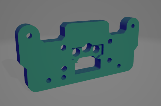 Kobra Go Hero Me Gantry Adapter End Stop Fix & Reinforcement 3D model thumbnail