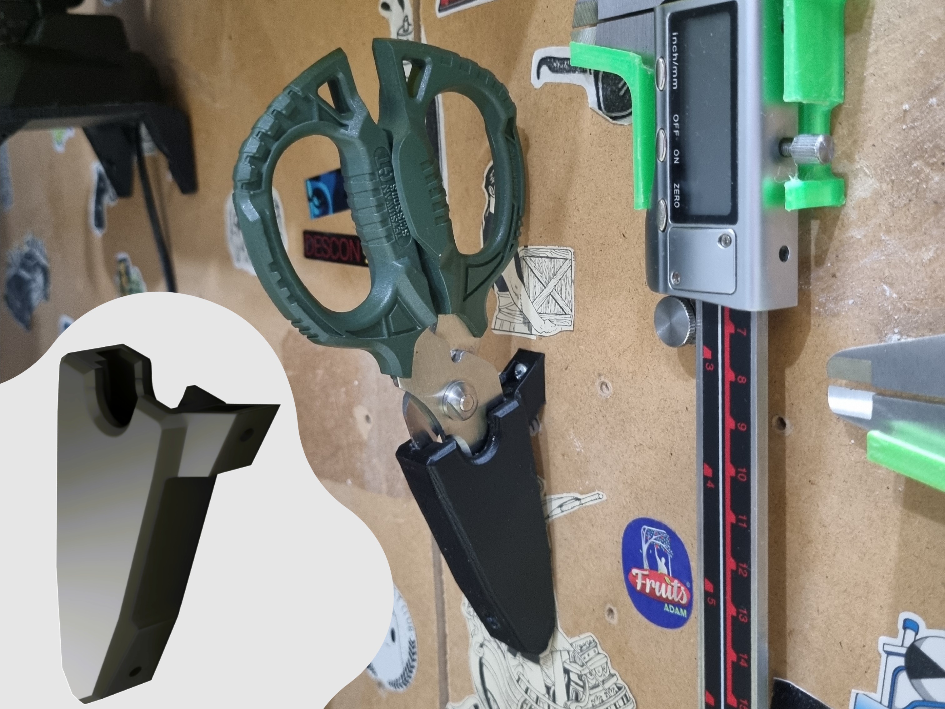 Engineer PH-55 Scissors - Wall Mount