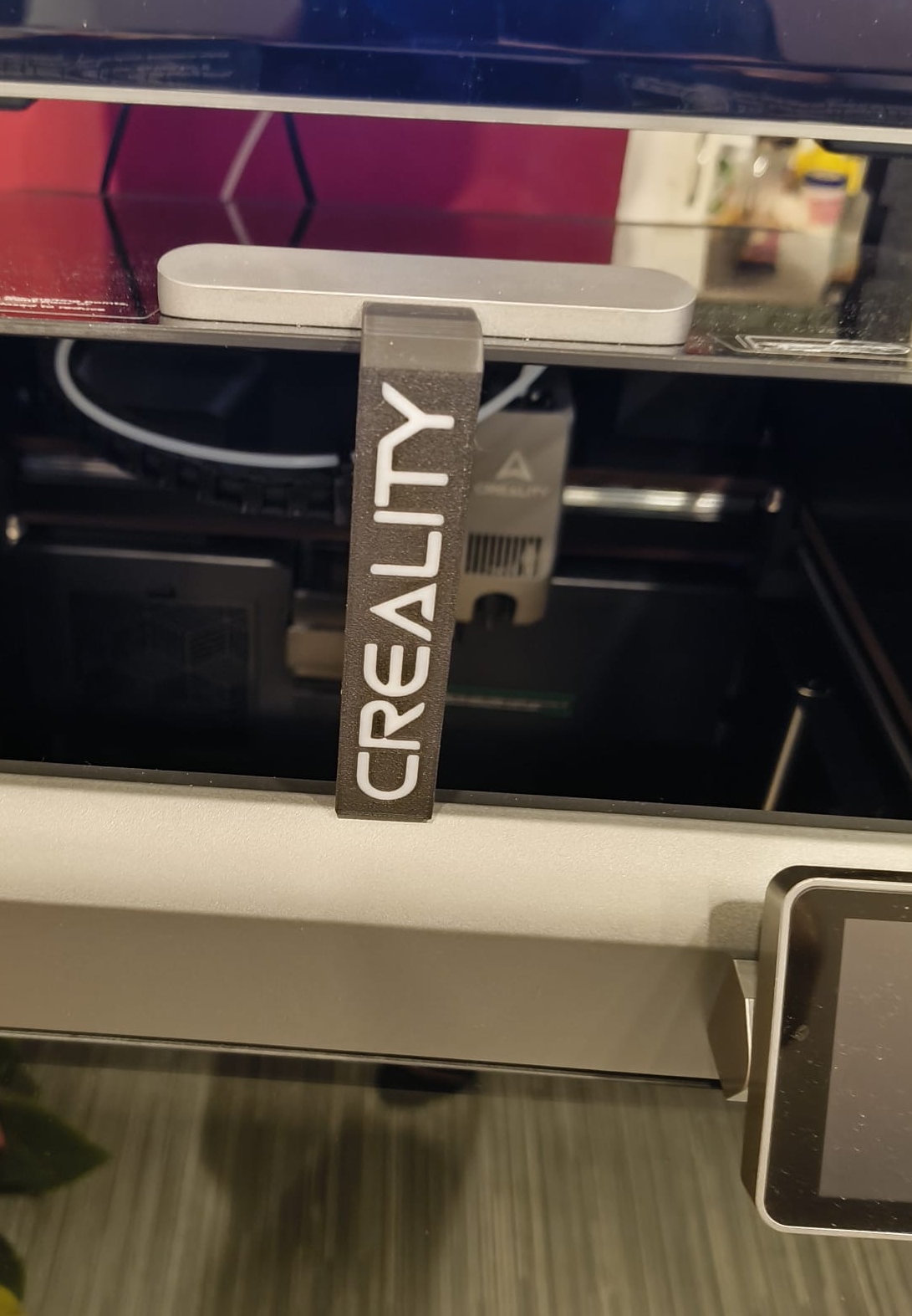 Creality K2 Pro – Top Glass Cover Stopper / Holder