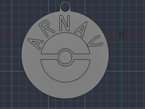 A keyring I made about me