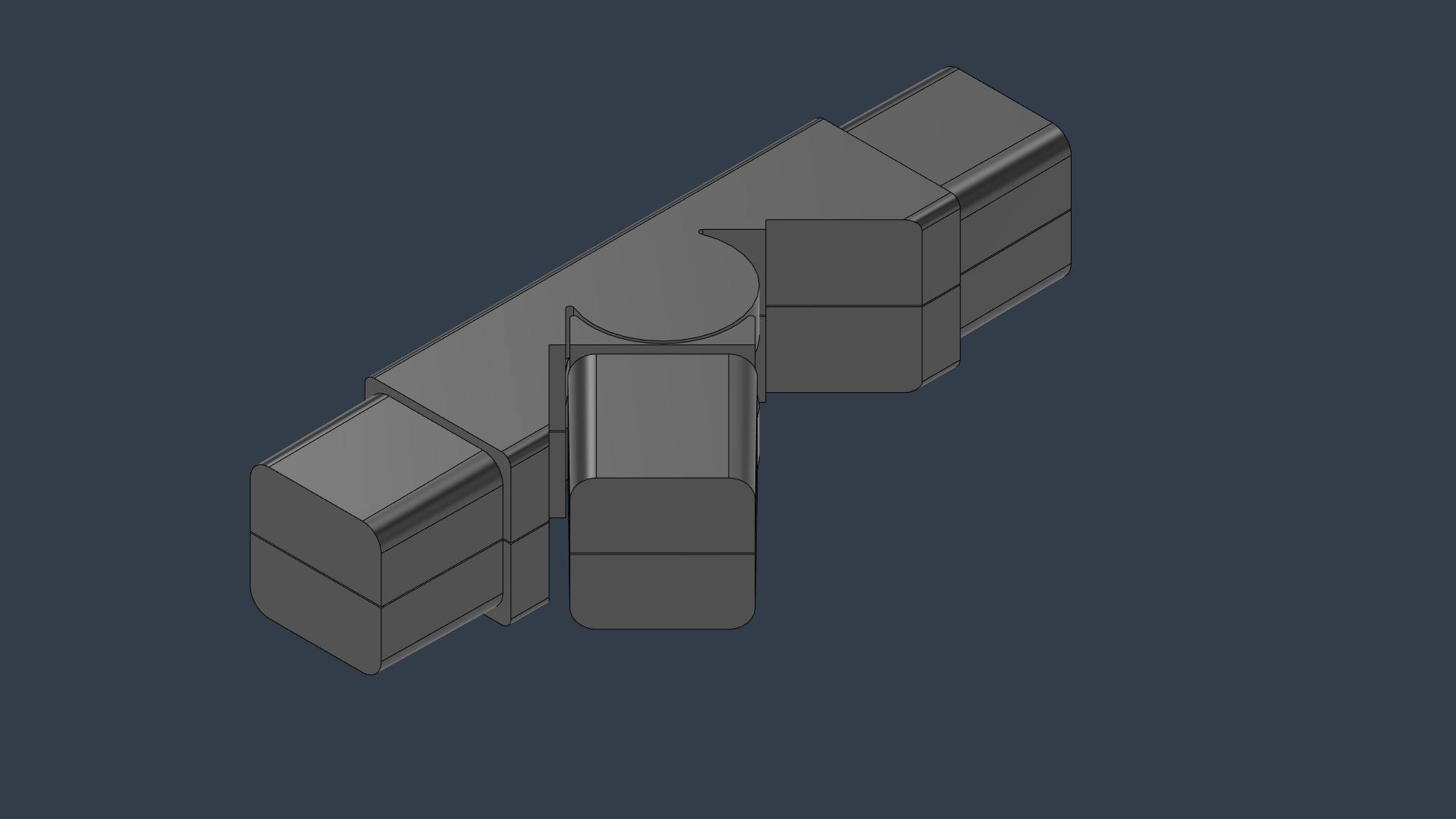 Click Track Adjustable T Connector