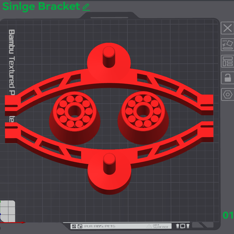 Snapmaker U1 / Biqu PopCap Easy-Spin Spool Mount by xTREESx | Download ...