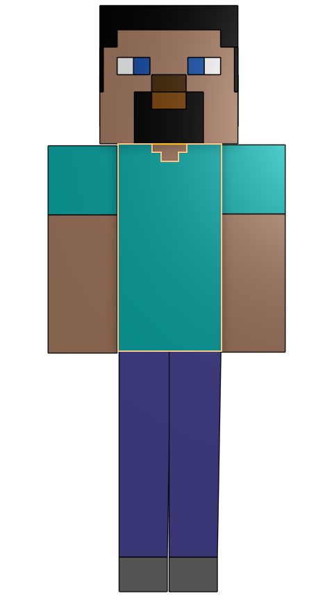 THE MINECRAFT STEVE 3D model