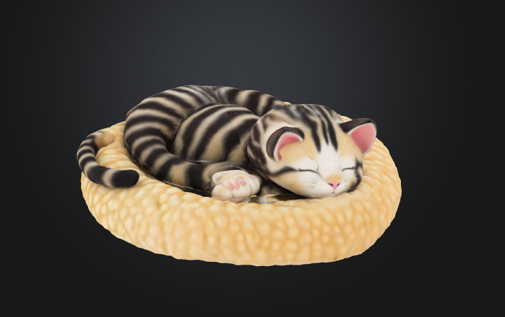Sleeping Cat (AI Generated)