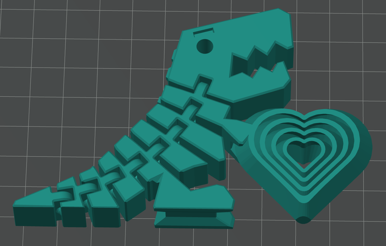 Flexi-Rexi-Fidget-Heart — miniatura 2