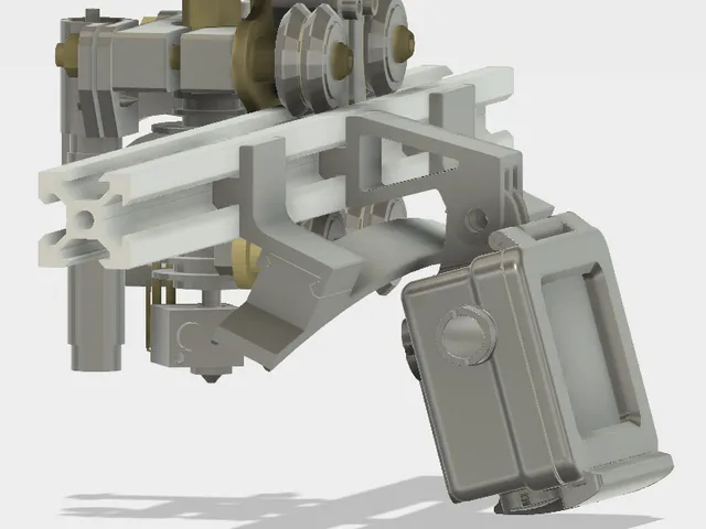 Gopro mount for 80/20 frame 3D printers