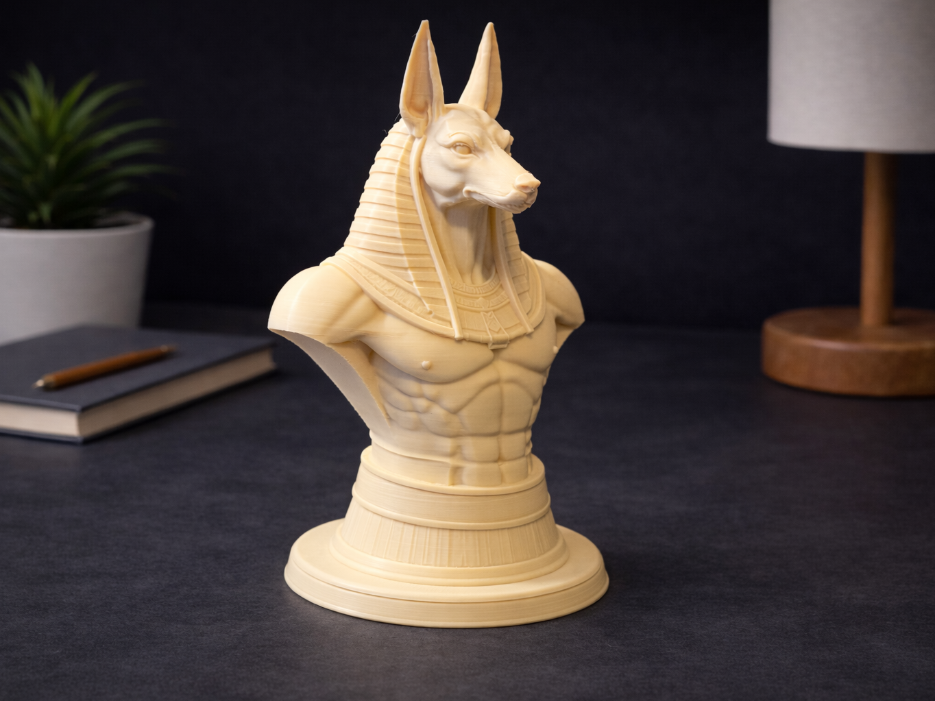 Detailed Anubis Bust