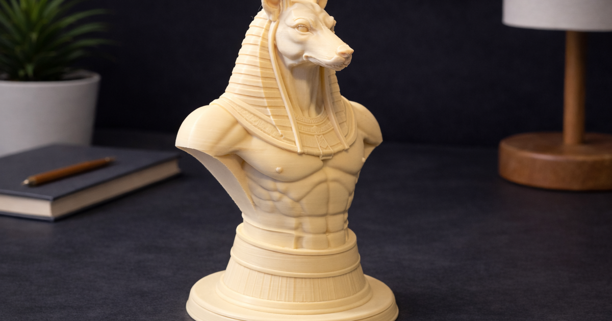Detailed Anubis Bust by Beerseeker | Download free STL model ...