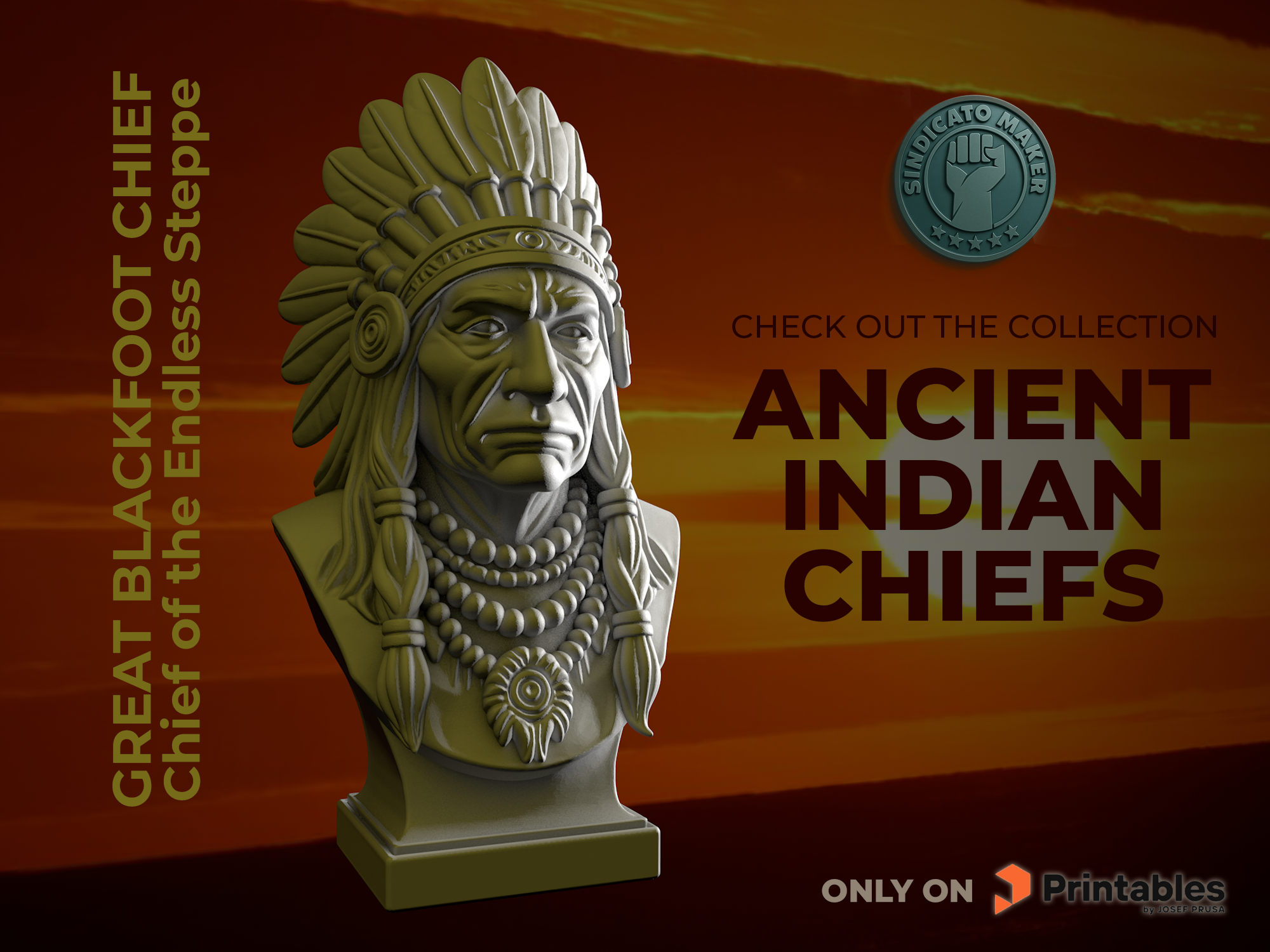Great Blackfoot Chief - Chief of the Endless Steppe