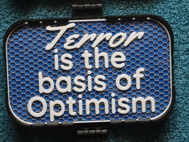 Terror and Optimism sign