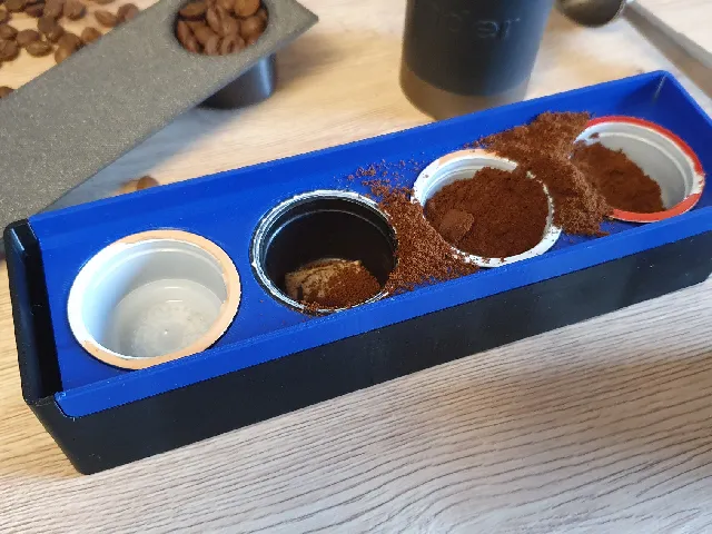 coffee capsules refilling tray for K-fee, Aldi, Tchibo, ...