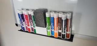 Dry Erase Board Marker Eraser Storage