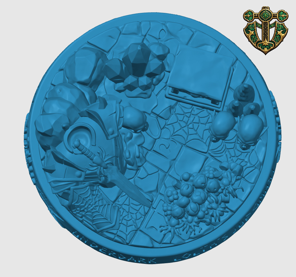 Underdark Drow Miniature Base — miniatura 5