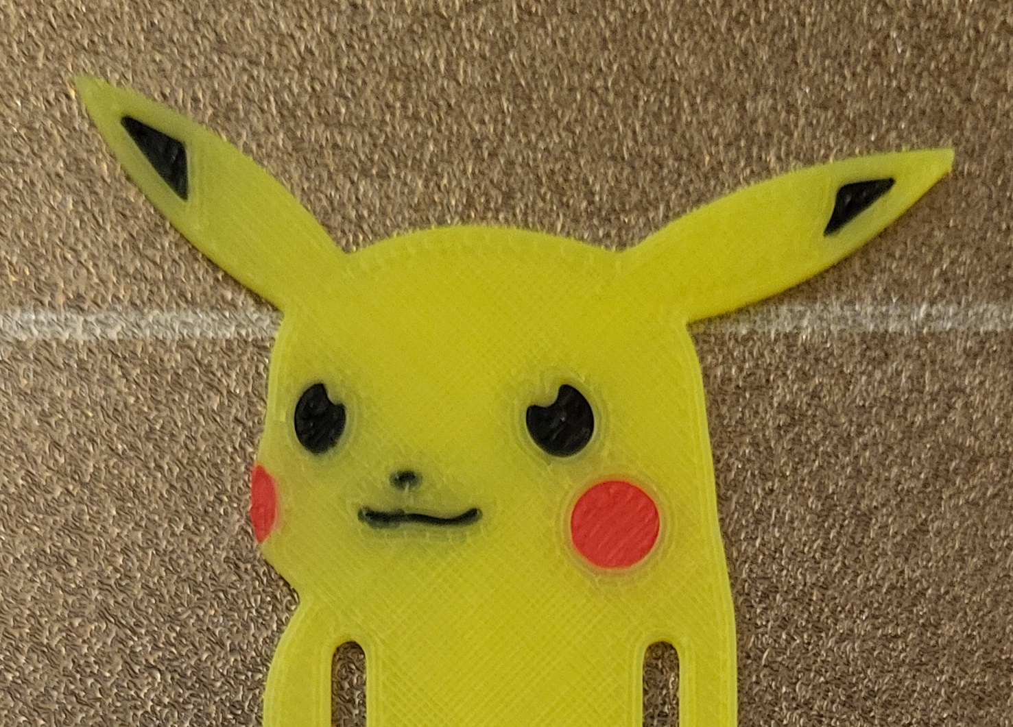 Coloured Pikachu Bookmark (multicolour/AMS)