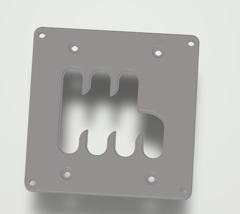 shifter 6r plate 2mm offset right