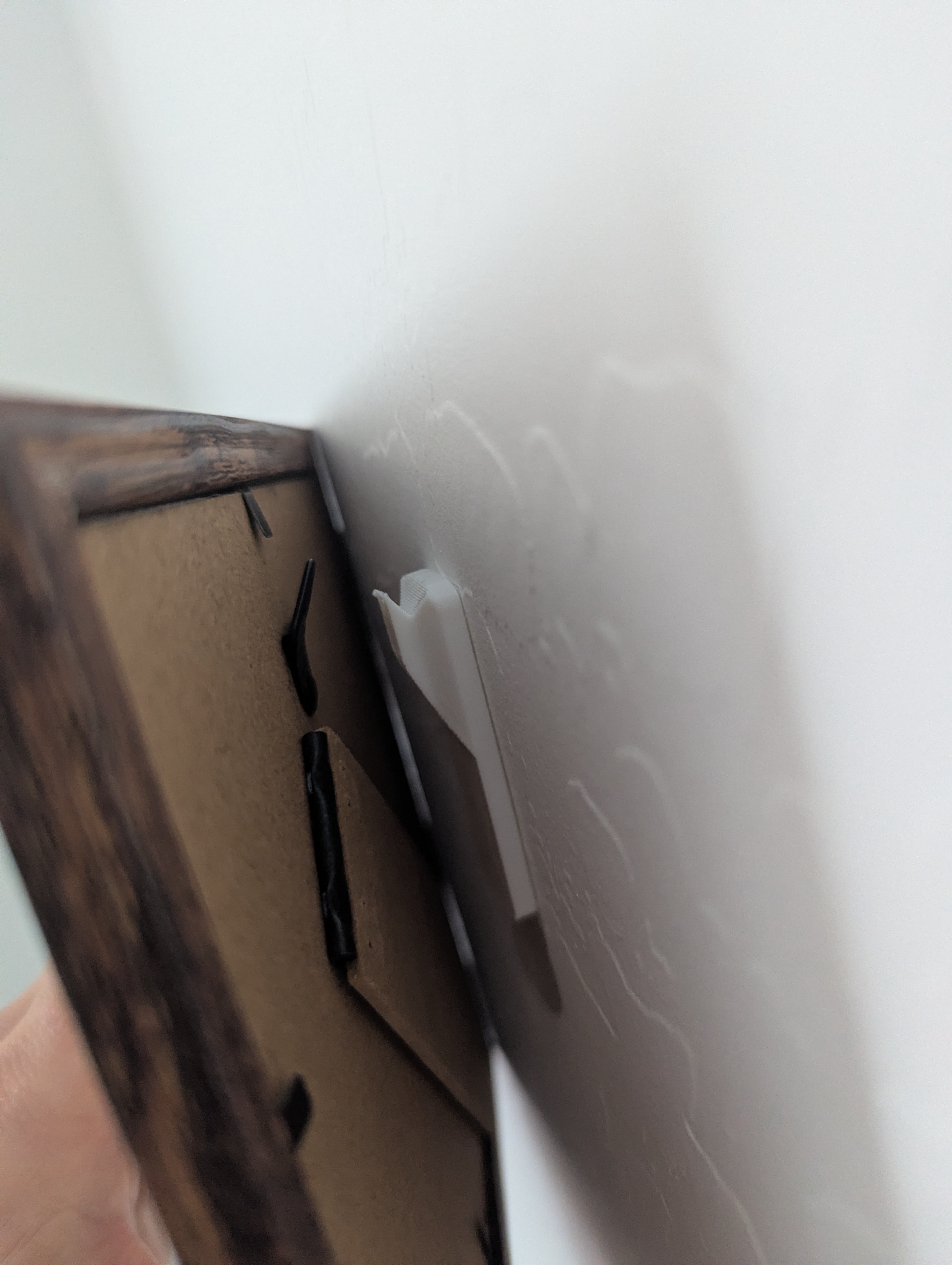 Hidden Picture Frame Hook for Command Strips