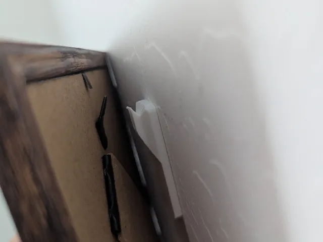 Hidden Picture Frame Hook for Command Strips