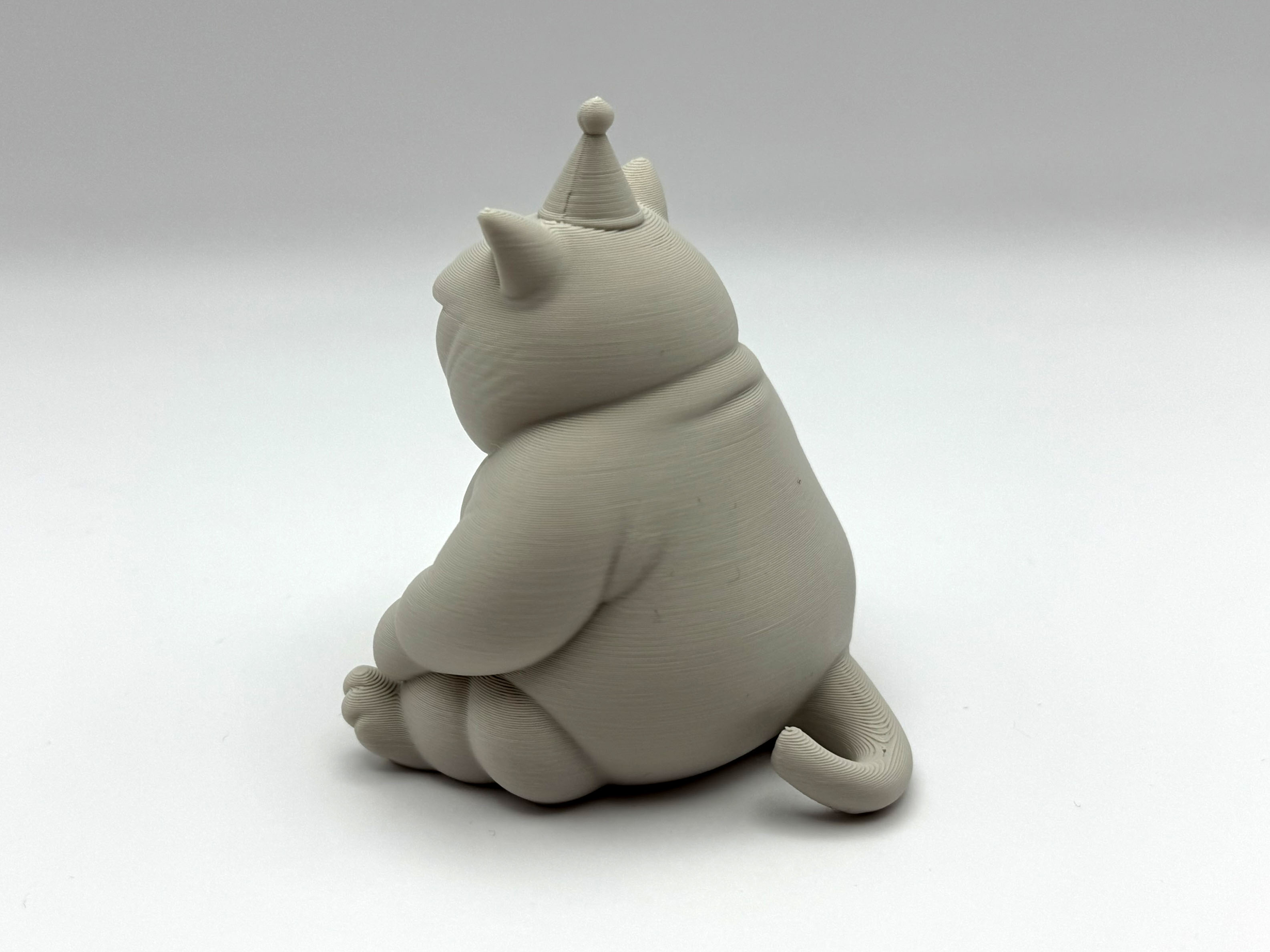 Miniatura 3 do modelo 3D Grumpy Birthday Kitten