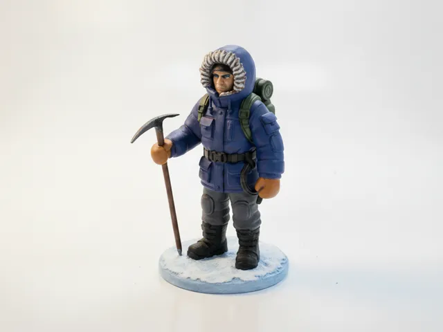 Mountain Climber Figurine Adventure 3D Printable