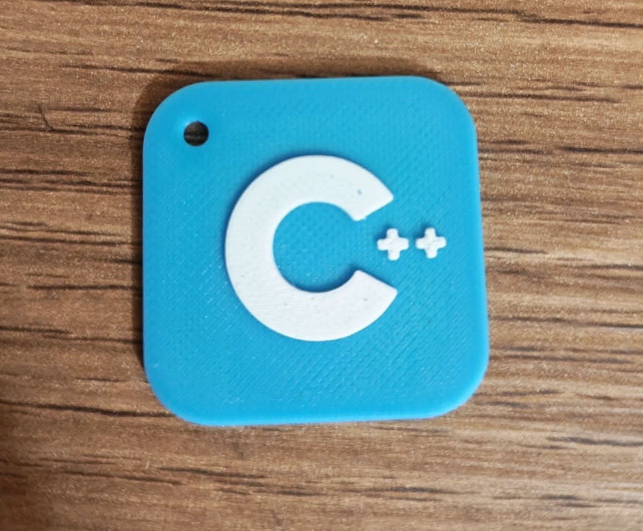 C++ logo keychain