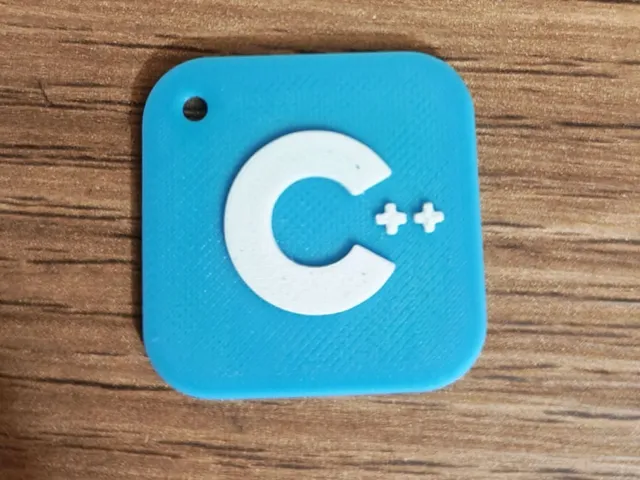 C++ logo keychain