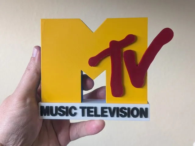 3D MTV Logo
