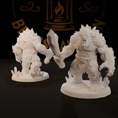 Frost Troll - Brass Lantern Minis