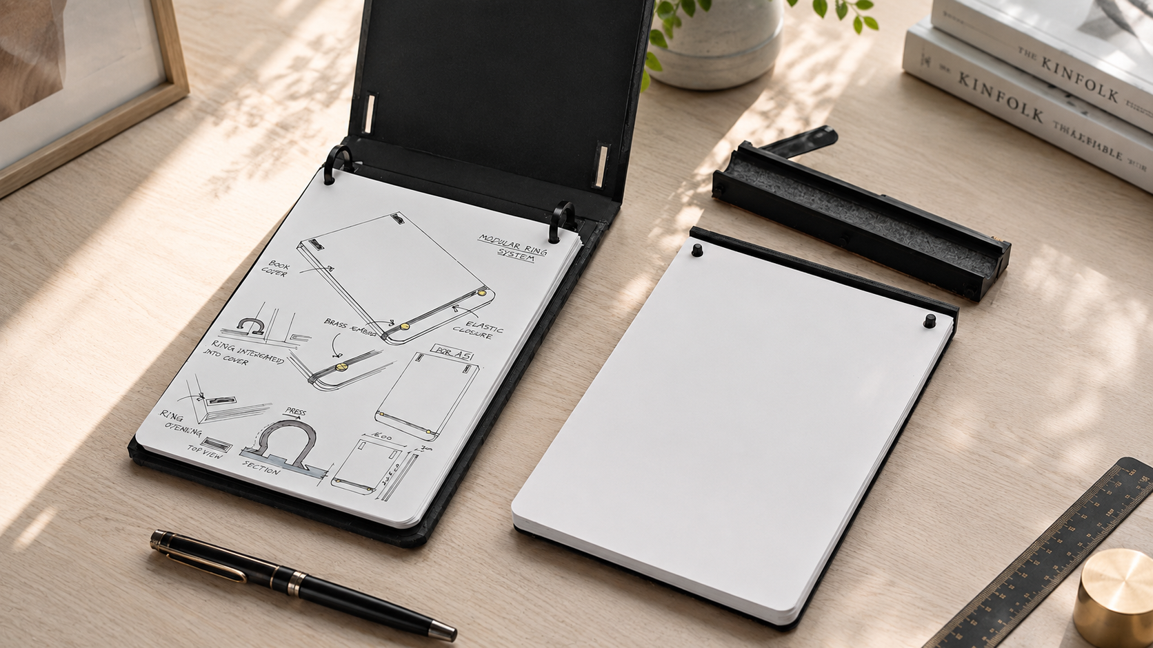 Premium Modular Note Taking System – Notepad & Refillable Notebook Bundle — miniatura 3