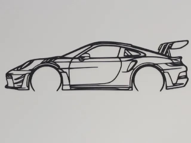 Porsche 911 GT3 RS Bodykit Wall Art