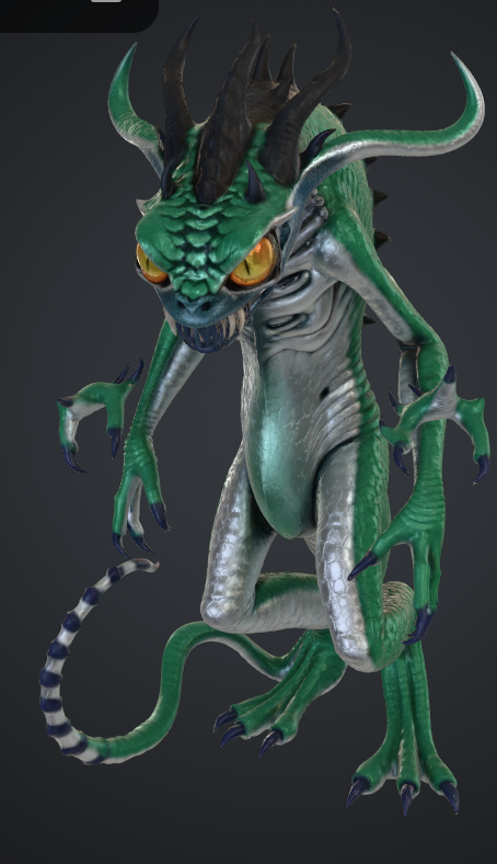 grünes monster
