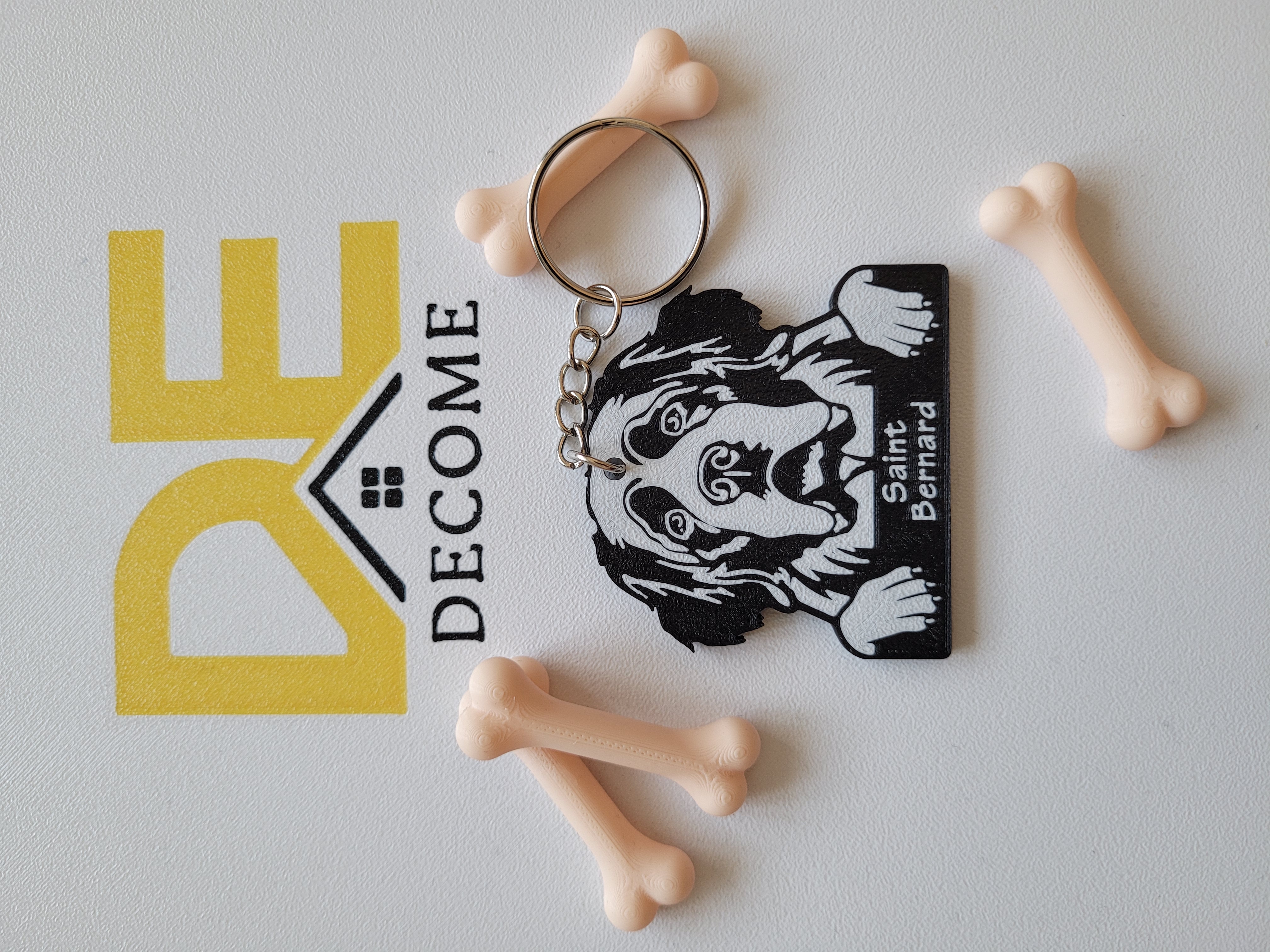 Saint Bernard Keychain