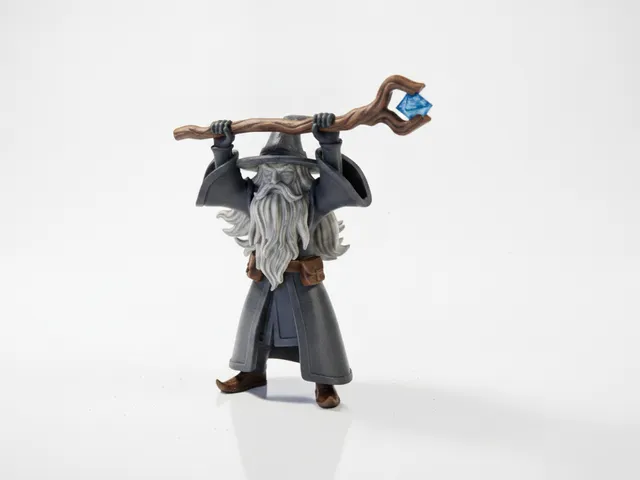 Wizard Figurine Fantasy Mythology 3D Printable