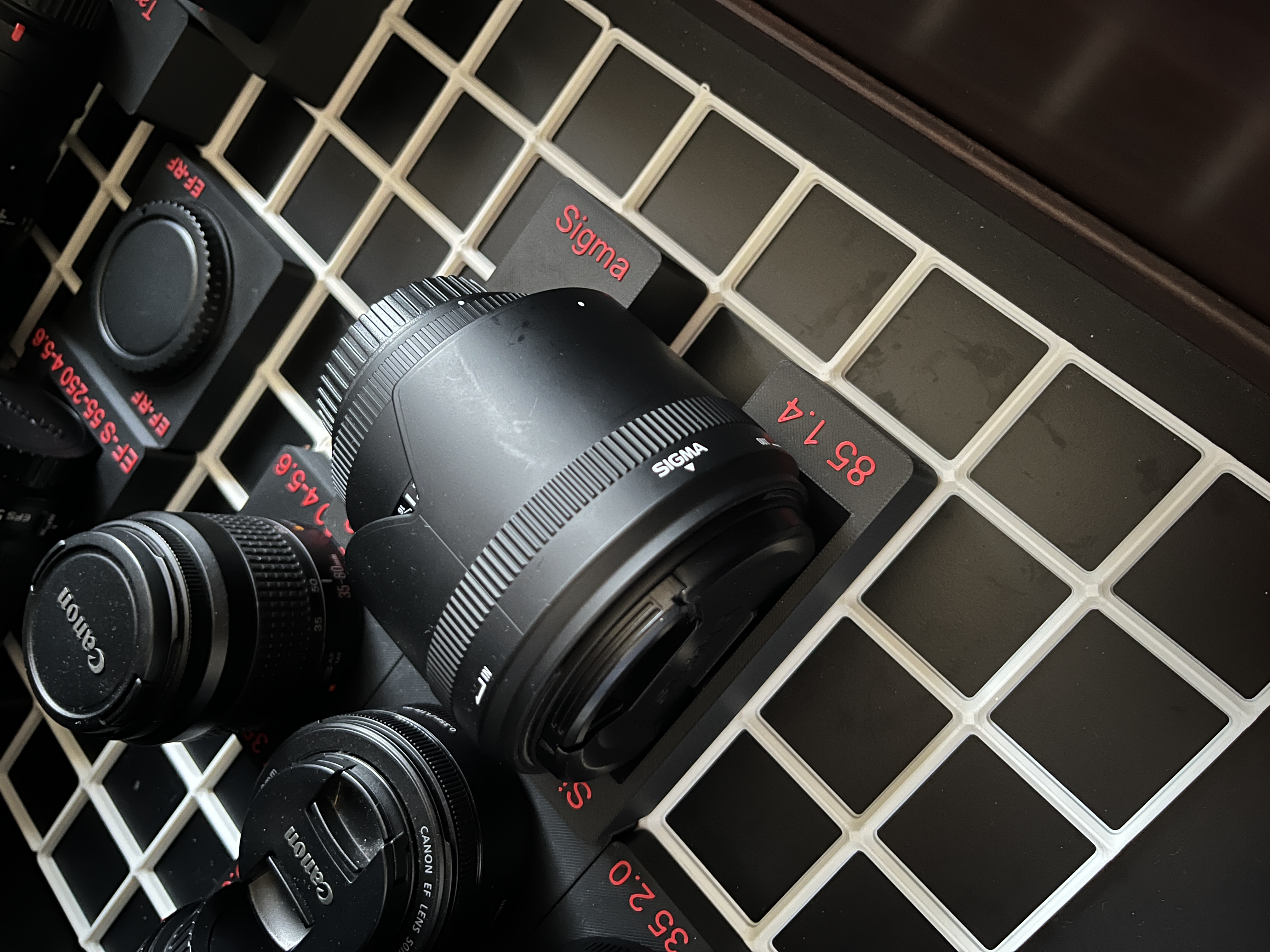 CLASS - Sigma 85mm f/1.4 Camera Lens Gridfinity