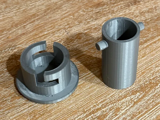 Pipe Insert Geocache thin container