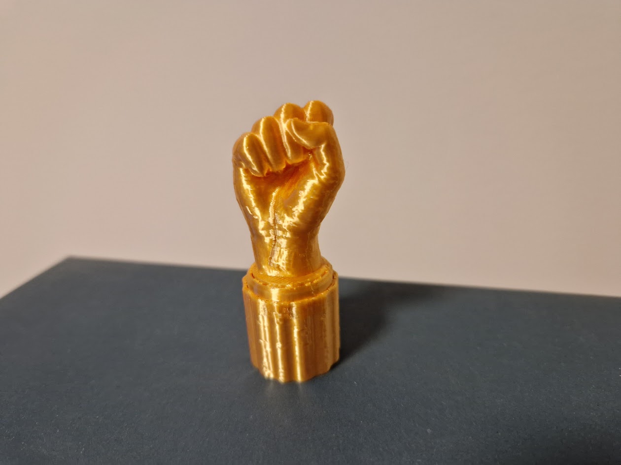 Fist encoder knob