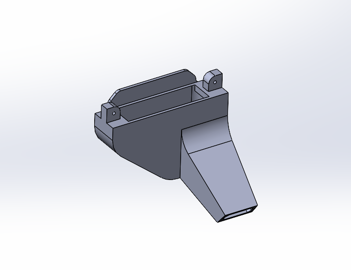Fan duct DEXP T220S/Обдув модели для 3d принтера DEXP T220S
